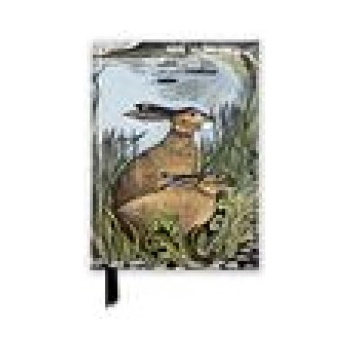 Flame Tree Publishing Angela Harding: Rathlin Hares (Foiled Pocket Journal) | Flame Tree Publishing