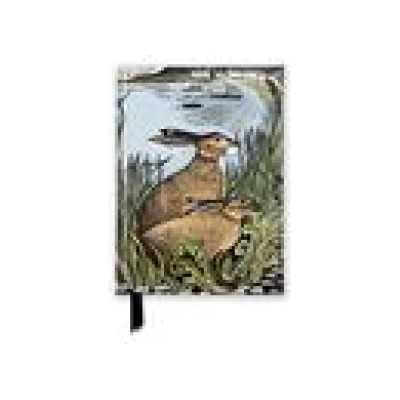 Flame Tree Publishing Angela Harding: Rathlin Hares (Foiled Pocket Journal) | Flame Tree Publishing