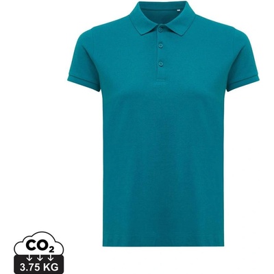 Iqoniq Dámske polo tričko Yosemite z recykl. bavlny zelená verdigris
