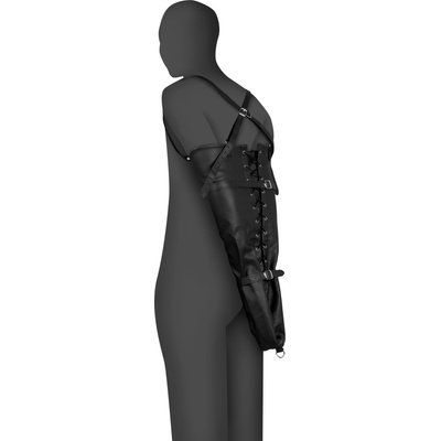 Ouch! Xtreme Lace-up Full Sleeve Arm Restraint Black