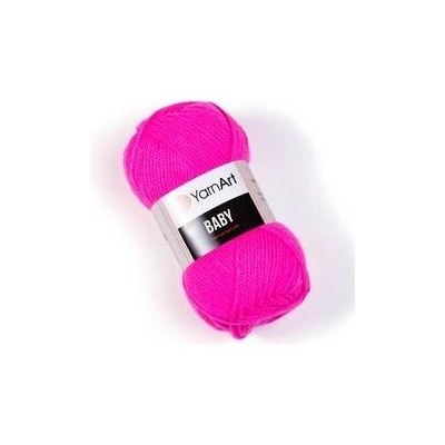 YarnArt Baby 174 - neonově růžová