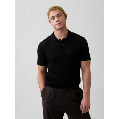 GAP Плетено поло тениска GAP GAP | Cheren | МЪЖЕ | XS