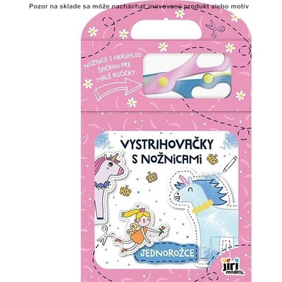 Vystrihovačky s nožnicami Jednorožce - autor neuvedený