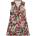 Guess Свободна нежна рокля с палми и цветя с цип на гърба Guess