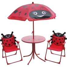 ST Leisure Equipment Set LEQ MELISENDA Mariquita, lienka, slnečník 105 cm, stôl 50 cm, 2 stoličky