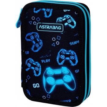 Astra Ученически несесер Astra - Отивам да играя, с 2 ципа (AS503024061)