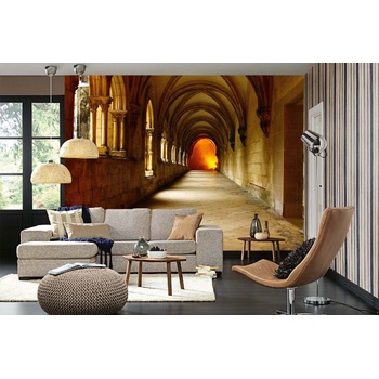 DIMEX ART s. r. o Самозалепваща се флизелинова фототапета манастир алкобаса 375 x 250 см