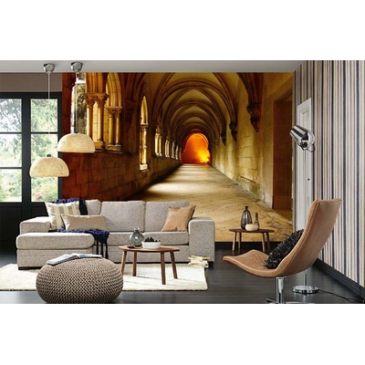 DIMEX ART Самозалепваща се флизелинова фототапета манастир алкобаса 375 x 250 см