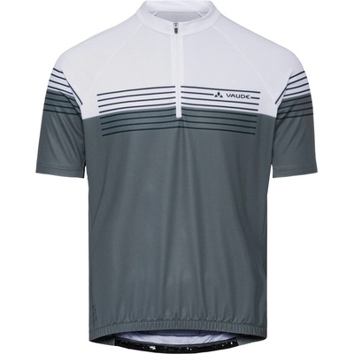 Vaude Мъжка фланелка с къс ръкав за колоездене Vaude Posta Half-Zip Tricot II Cycling jersey - Heron / White - размер XL (056-3083-0714)