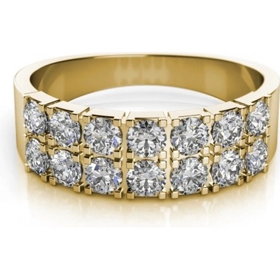 Couple prsten Aki žluté zlato se zirkony 6810253 0 1