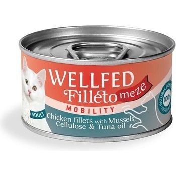 PETINTEREST Wellfed Filleto Meze Mobility Aid консерва за котки с двигателни проблеми 200gr