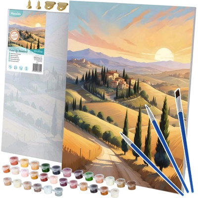 Massido 699013 Obraz pro malování podle čísel Krajina 40 x 50 cm
