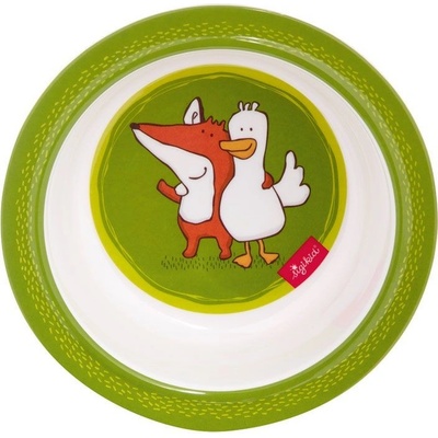 Sigikid melamin miska liška FOREST FOX se silikonem 15,5 cm