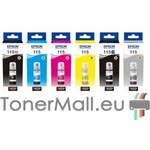 Epson Комплект 6 бр. бутилки с мастило EPSON 115 EcoTank PB/BK/C/M/Y/GY