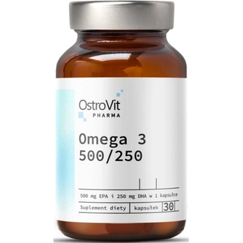 Image 1 of OstroVit Omega 3 500/250 [30 Гел капсули]