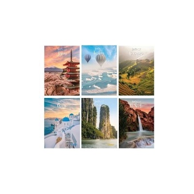 STREET Тетрадка с телчета Travel To А5 60л широки редове