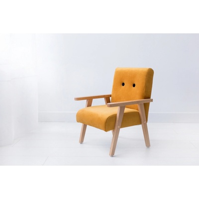 Ourbaby Dětské křesílko 34841 mustard armchair