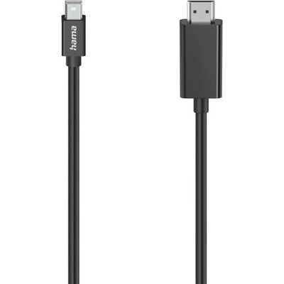 Кабел HAMA 200711, от Mini DisplayPort(м) към HDMI(м), 1.5m, черен (HAMA-200711)