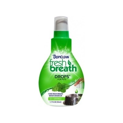 Kapky Tropiclean Fresh Breath kapky pro svěží dech 52 ml