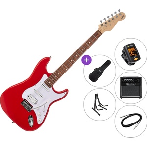 PSD Guitars STC-100-HSS Premium SET Red Електрическа китара