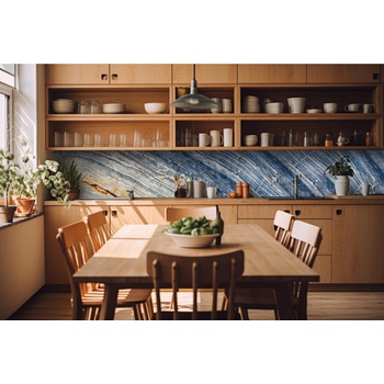 DIMEX ART s. r. o Фототапет за кухня - изпечен мрамор 420 x 60 см