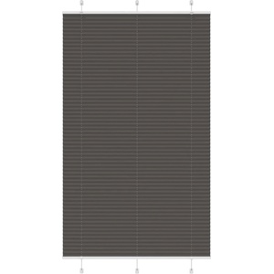 vidaXL Плисирана щора черна 120x200 cm Ширина на плата 119, 4 cm (4015164)
