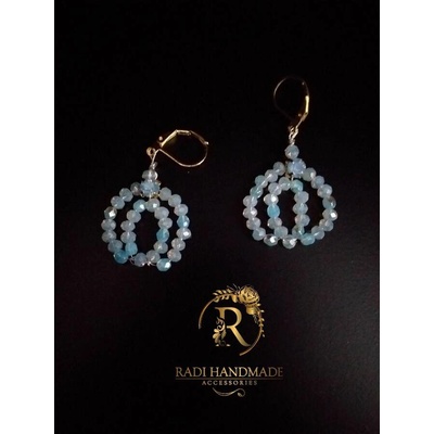 Radi handmade Обици със сини кристали (498 Рћ)