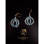 Radi handmade Обици със сини кристали (498 Рћ)
