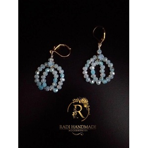Radi handmade Обици със сини кристали (498 Рћ)