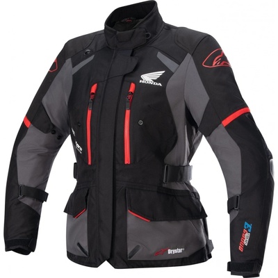 Alpinestars Stella ANDES DRYSTAR HONDA TECH-AIR 5 Compatible 2024 Lady čierno-sivo-červená