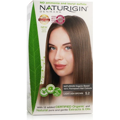 NATURIGIN Permanent Hair Colour Боя за коса 115 ml цвят Light Ash Brown 5.2