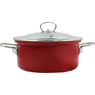 rendlík BELIS ECO-CERAMIC 24cm 4,5l se skleněnou poklicí