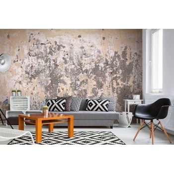 DIMEX ART s. r. o Самозалепваща се флизелинова фототапета напукана бетонна стена 375 x 250 см