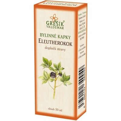 Grešík Eleutherokok kvapky 50 ml