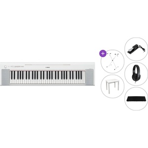Yamaha NP-15WH Premium SET Дигитално Stage пиано White (NP-15WH-PREMIUM-SET)