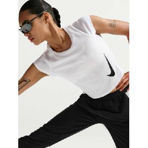 NIKE Тениска w nk tempo swoosh run df ss (if4998-100)