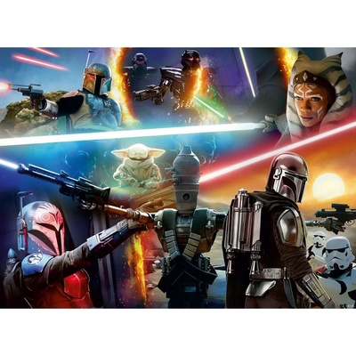 RAVENSBURGER Star Wars Mandalorian: Křížová palba XXL 300 dílků