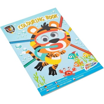 Moxy Книжка за оцветяване Тигър, А4, 24 страници (5525122168)