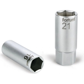 Hlavice nástrčná na zapalovací svíčky, 1/2", 21mm, L 65mm, magnet, 61CrV5