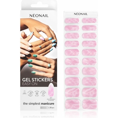 NeoNail Easy On Gel Stickers nálepky na nechty odtieň M13 20 ks
