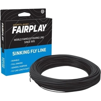 Cortland Muškárska Šnúra Fairplay Sinking Type 2 Black Fresh Salt 84ft WF6S