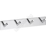 Bemeta Закачалка 25, 5x4, 5 cm неръждаема стомана/сребриста (BD0058)