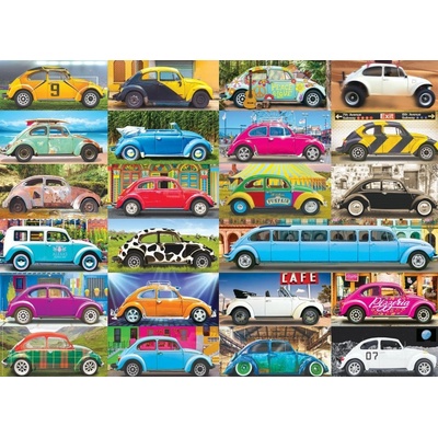 Eurographics Volkswagen Brouk na cestách 1000 dielov