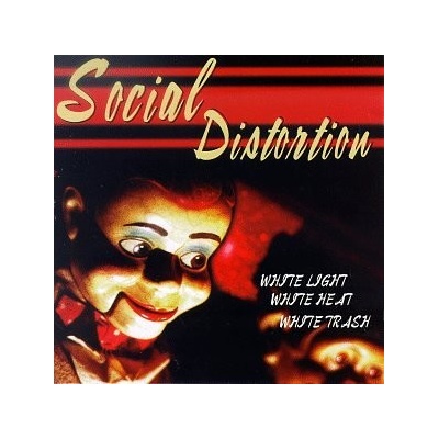 SOCIAL DISTORTION: WHITE LIGHT WHITE HEAT WHITE T CD