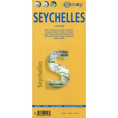 Seychelles mapa 1:50 000 Borch