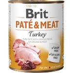 Brit Pate & Meat Turkey - Консерва с 26% пуешко и 44% пилешко месо 800 гр