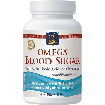 Image 1 of Nordic Naturals Omega Blood Sugar 896 mg [60 Гел капсули]