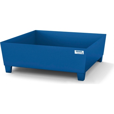 Záchytná vaňa classic-line, z ocele, pre 2 sudy, lakovaná, podjazdná, 1240x1210x430