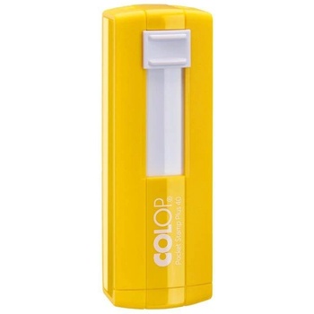 Colop Печат PSP 40, джобен, 58 х 22 mm, жълто-син (1085160005)