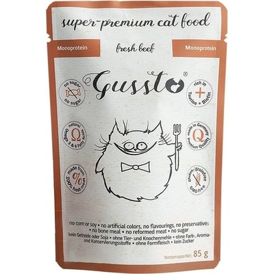 Gussto Cat Fresh Beef 85 g